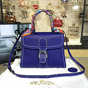 CohotBag delvaux mm brillant satchel blue 1485 - 1
