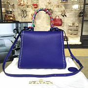 CohotBag delvaux mm brillant satchel blue 1485 - 3