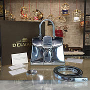 Delvaux mini brillant satchel silver 1516 - 6