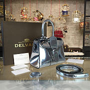 Delvaux mini brillant satchel silver 1516 - 5