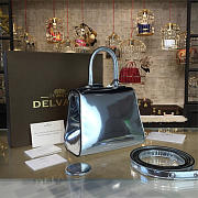 Delvaux mini brillant satchel silver 1516 - 4