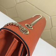 gucci gg flap shoulder bag on chain orange CohotBag 510303 - 2