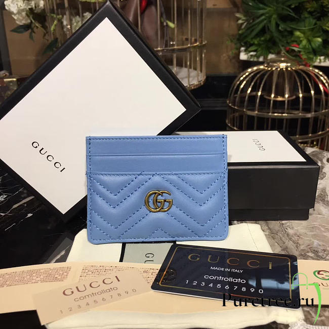 Gucci GG leather card holder 09 - 1