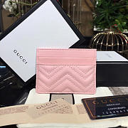 gucci marmont card case nextdusty pink matelassé leather CohotBag  - 6