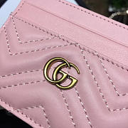 gucci marmont card case nextdusty pink matelassé leather CohotBag  - 4