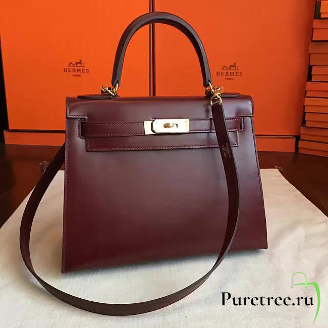 hermes leather kelly  - 1