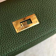 hermes leather kelly z2870 - 5