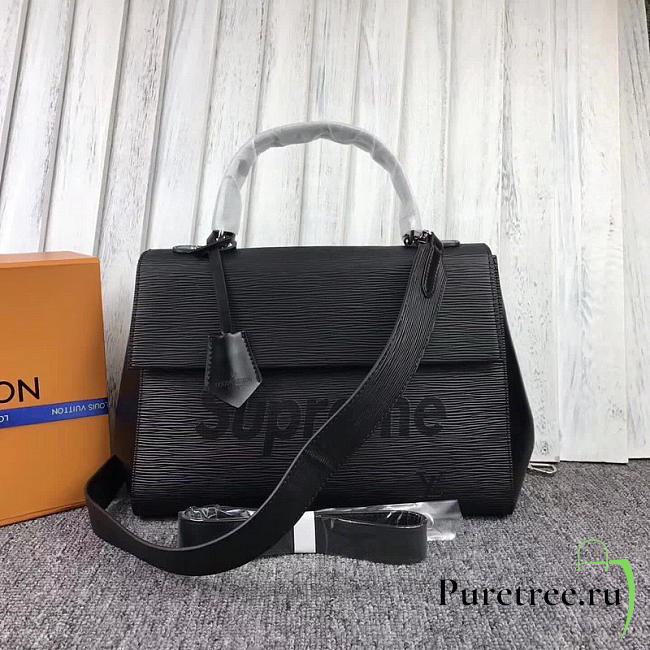 louis vuitton supreme CohotBage handbag black m41388 - 1