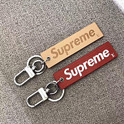  louis vuitton superme CohotBag  key ring red 3801 - 1