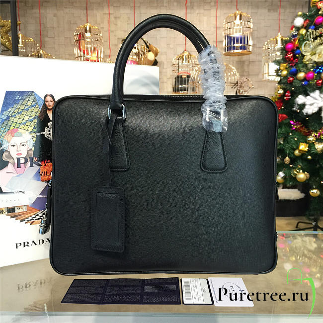 Prada leather briefcase 4222 - 1