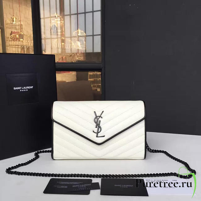 ysl monogram college white CohotBag 4784 - 1