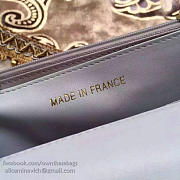 Chanel lambskin mini chain wallet blue | A81024  - 3