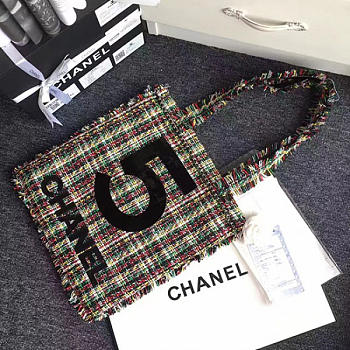 Chanel tweed large shopping bag | A91557