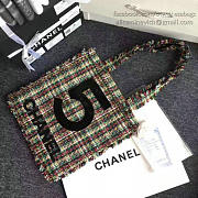 Chanel tweed large shopping bag | A91557 - 6