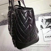 Chanel caviar quilted lambskin shopping tote bag black | 260301  - 3