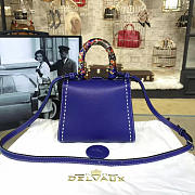 CohotBag delvaux mini brillant satchel blue 1477 - 4