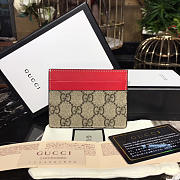 Gucci GG Leather Card Holder 01 - 1