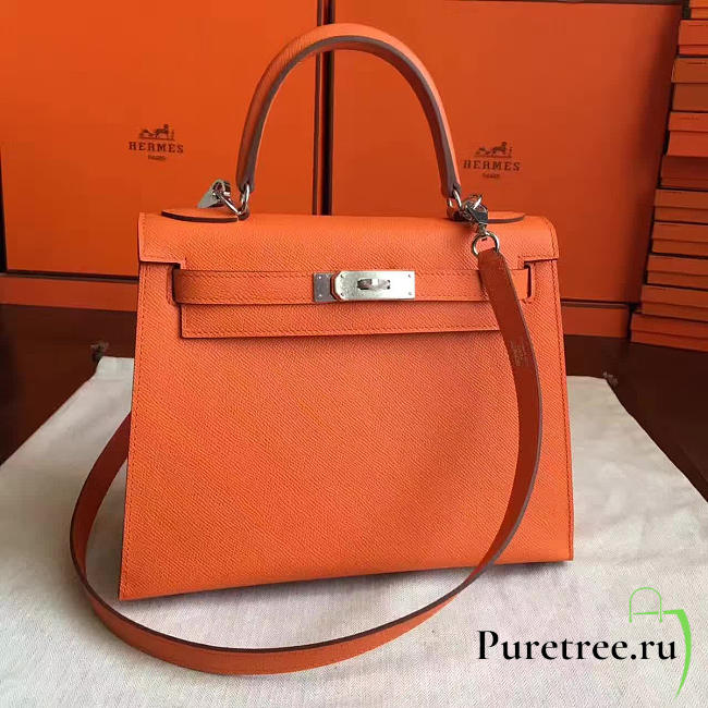 hermes leather kelly z2855 - 1