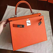 hermes leather kelly z2855 - 5