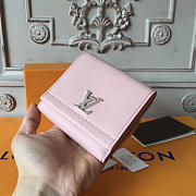  louis vuitton lockme  CohotBag  ii compact wallet pink 3178 - 1