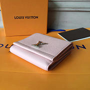  louis vuitton lockme  CohotBag  ii compact wallet pink 3178 - 6