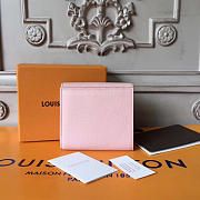  louis vuitton lockme  CohotBag  ii compact wallet pink 3178 - 5