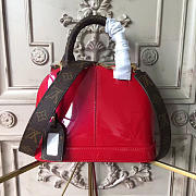Louis Vuitton Alma BB Red Lather | 3714 - 1