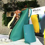 celine leather twisted cabas z1211 - 3