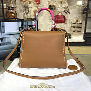 CohotBag delvaux mm brillant satchel brown 1491 - 4