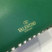 Valentino rockstud handbag black with green/red - 2