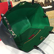 Valentino rockstud handbag black with green/red - 4