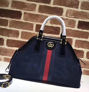 Gucci Medium Top Handle Bag Navy | ‎516459 