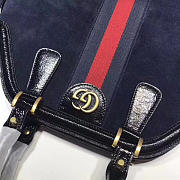 Gucci Medium Top Handle Bag Navy | ‎516459  - 3