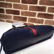Gucci Medium Top Handle Bag Navy | ‎516459  - 2
