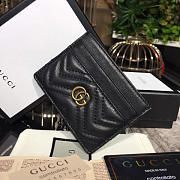 gucci marmont card case nextblack leather CohotBag  - 5