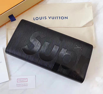 Louis Vuitton Supreme Wallet Black | 3798
