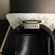 Chanel small caviar quilted lambskin boy bag black | A13043 - 5