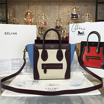 CohotBag celine nano leather shoulder bag z1016