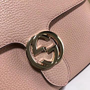 Gucci gg flap shoulder bag on chain pink 5103032 - 5