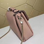 Gucci gg flap shoulder bag on chain pink 5103032 - 6