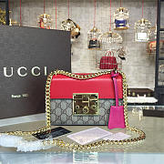 gucci gg leather padlock 2168 - 1