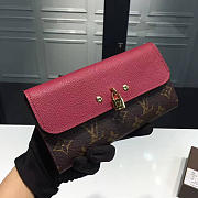 Louis Vuitton monogram vunes wallet purplish red - 1