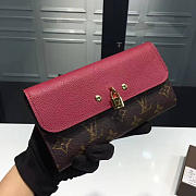 Louis Vuitton monogram vunes wallet purplish red - 2
