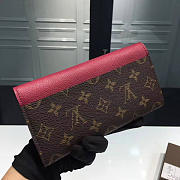 Louis Vuitton monogram vunes wallet purplish red - 4