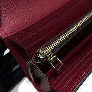 Louis Vuitton monogram vunes wallet purplish red - 5