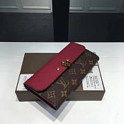 Louis Vuitton monogram vunes wallet purplish red - 6