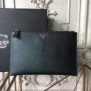 Prada leather clutch bag 4315 - 1