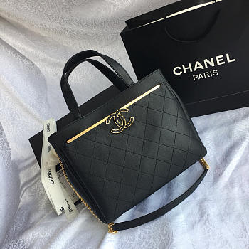 Chanel small shopping bag balck | 57563