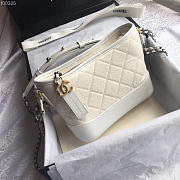 Chanel's gabrielle small hobo bag white  - 2