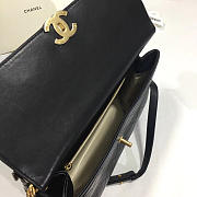 Chanel original single double c flip bag black large - 3